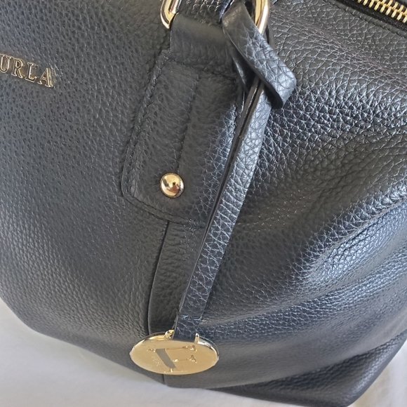 EUC Furla Black Top-Handle Bag - Picture 10 of 16